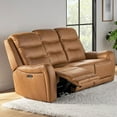 thumbnail image 1 of Member's Mark Cooper Power Reclining Leather Sofa, 1 of 10