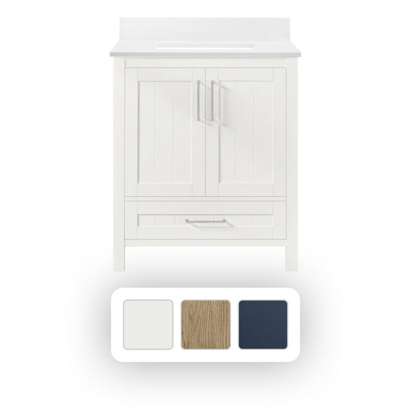 OVE Decors Kansas 30" W x 19" D Freestanding Bathroom Vanity With Sink