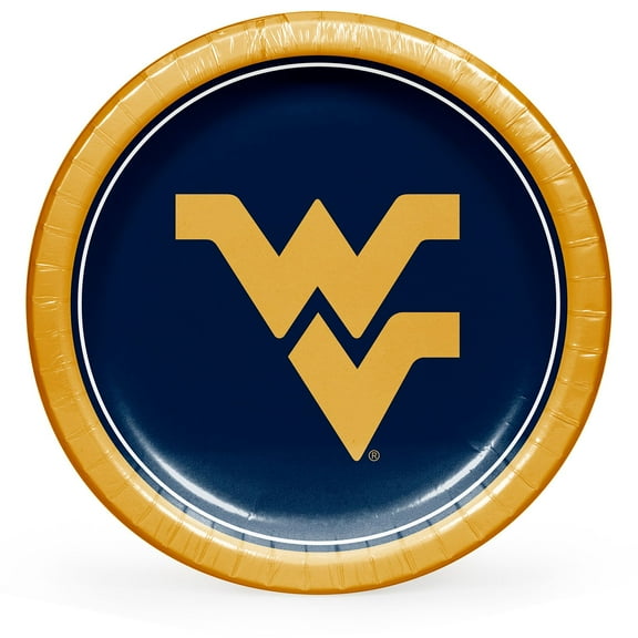 Collegiate Round Paper Plates, 10", 85 ct., Choose Your Team