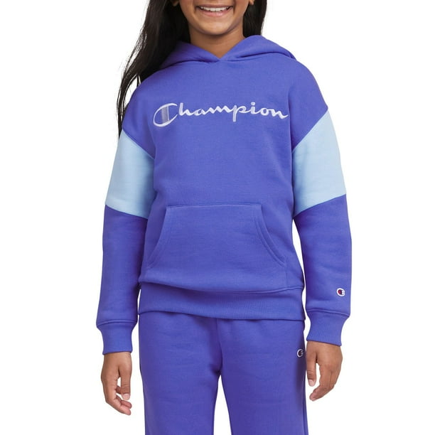 Champion Girls Logo Fleece Hoodie