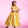 thumbnail image 5 of Disney Belle Kids Prestige Gown Costume, 5 of 8