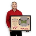 thumbnail image 4 of YouTheFan Virginia Tech Hokies 25-Layer Football Stadium View 3D Wall Art, 4 of 5