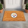 thumbnail image 2 of Logo Brands Pittsburgh Steelers Coir Outdoor Mat, 2 of 3