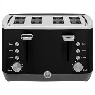 GE 4-Slice Stainless Steel Toaster with Extra Wide Slots
