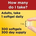 thumbnail image 3 of Nature Made Flaxseed Oil 1400 mg Softgels, 300 ct., 3 of 10
