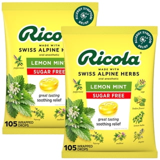 Ricola No Sugar Added Lemon Menthol Cough Drops, 210 ct.