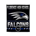 thumbnail image 1 of Logo Brands Florence High School 60"x70" Super Plush Blanket, 1 of 7