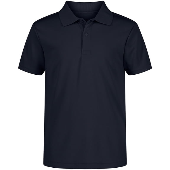 Nautica Boys Short Sleeve Performance Uniform Polo