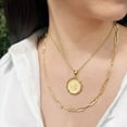 thumbnail image 4 of Replica Lira Coin Pendant Necklace in 14K Gold, 4 of 5