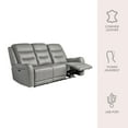 thumbnail image 2 of Member's Mark Cooper Power Reclining Leather Sofa, 2 of 10