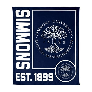 Logo Brands Simmons University 60"x70" Super Plush Blanket