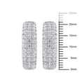 thumbnail image 6 of 2.00 C.T. TW Round Cut Diamond Hoop Earrings in 14K Gold, 6 of 6
