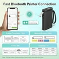 thumbnail image 6 of Nelko P21 Bluetooth Label Printer with 14x40mm 100pcs roll, 6 of 9