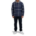 thumbnail image 9 of Aeropostale Men's Flannel Button-Down Hoodie, 9 of 11