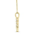 thumbnail image 3 of Round Cut Heart Diamond Pendant Necklace in 14K Gold, 3 of 8