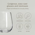 thumbnail image 2 of Over&Back 18oz Stemless Red Wine Glasses, Set of 4, 2 of 8
