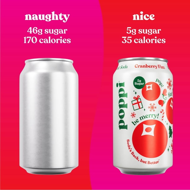 poppi Prebiotic Soda Cranberry Fizz, 12 fl. oz., 15 pk. - Samsclub.com