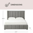 thumbnail image 4 of Member's Mark Harlow Upholstered Bed, Assorted Sizes & Colors, 4 of 7