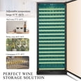 thumbnail image 8 of Lanbo 32 Inch 287 Bottle Dual Zone Wine Cooler Refrigerator, 8 of 16