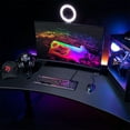 thumbnail image 2 of Arozzi Arena Ultrawide Curved Special Edition Gaming Desk, Dark Gray, 2 of 13