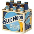 thumbnail image 1 of Blue Moon Belgian White Ale Beer, 12 fl. oz. bottle, 6 pk., 1 of 5