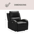 thumbnail image 4 of Serenity Power Recliner with Heat, Massage & Light, Black, 4 of 9