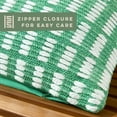 thumbnail image 5 of Town & Country Terra Alara Textured Geo Stripe Decorative Pillow, 5 of 8