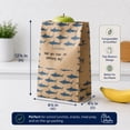 thumbnail image 4 of Lunchskins Compostable and Recyclable Paper Lunch Sac, Shark, 100 ct., 4 of 6