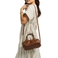 thumbnail image 9 of Frye Melissa 100% Genuine Leather Women's Mini Barrel Handbag, 9 of 9