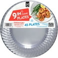 thumbnail image 1 of Member's Mark Clear Plastic Plates, 9" 45 ct., 1 of 7