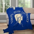 thumbnail image 6 of Logo Brands Virginia State Trojans Luxe Dreams Throw, 60" x 80", 6 of 6