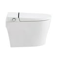 thumbnail image 3 of OVE Decors Ella White Tall Elongated Smart Toilet with Bidet Toilet Seat, 3 of 17