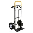thumbnail image 2 of Simpli-Magic 2 in 1 Convertible Hand Truck and Garage Moving Dolly, 800LBS – Heavy-Duty Moving Dolly Utility Platform Cart with 10" Wheels & Handle, 2 of 7