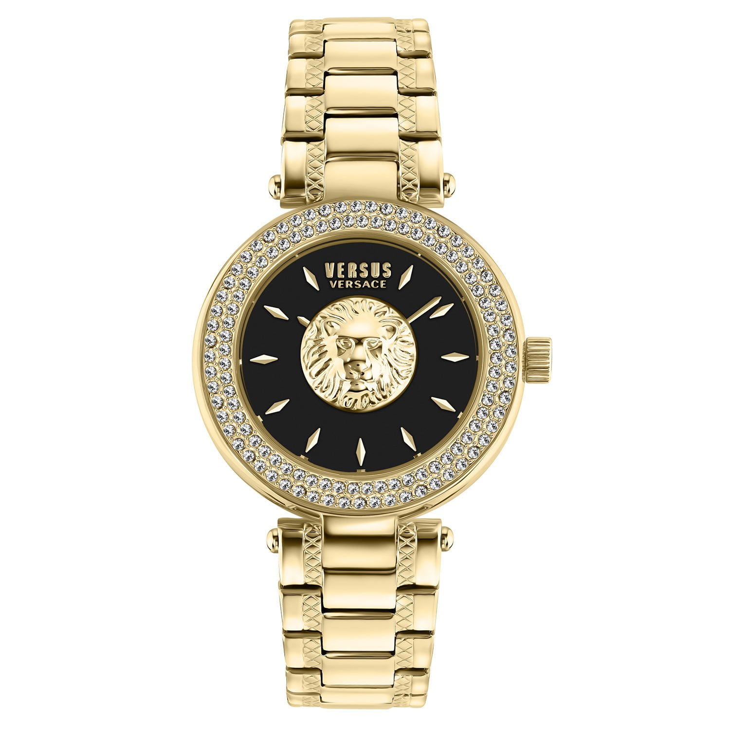 Versus Versace Brick Lane Lion Crystal Bracelet Watch, 36mm