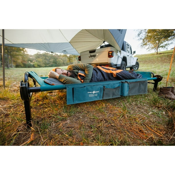 Large Disc-O-Bed Single Cot with Side Organizer