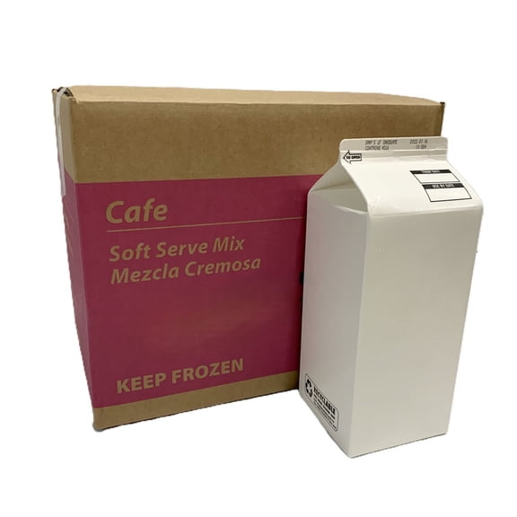 Member's Mark Cafe Chocolate Frozen Yogurt Soft Serve Mix, Frozen, Case, 6 ct.