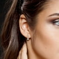 thumbnail image 5 of 9-9.5 mm Black Drop Tahitian Pearl and Diamond-Accent Dangle Earrings in 14K Gold, 5 of 5