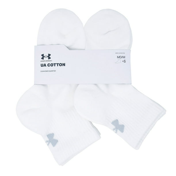 Under Armour 6-Pack Cotton Quarter Sock - Samsclub.com
