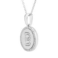 thumbnail image 2 of Diamond Initial Pendant Necklace in Sterling Silver, 2 of 6