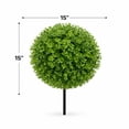 thumbnail image 5 of Artificial 15" Round Eucalyptus Balls, 2 Pack, 5 of 5