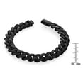 thumbnail image 4 of Mens Curb Link Bracelet in Stainless Steel, 4 of 5