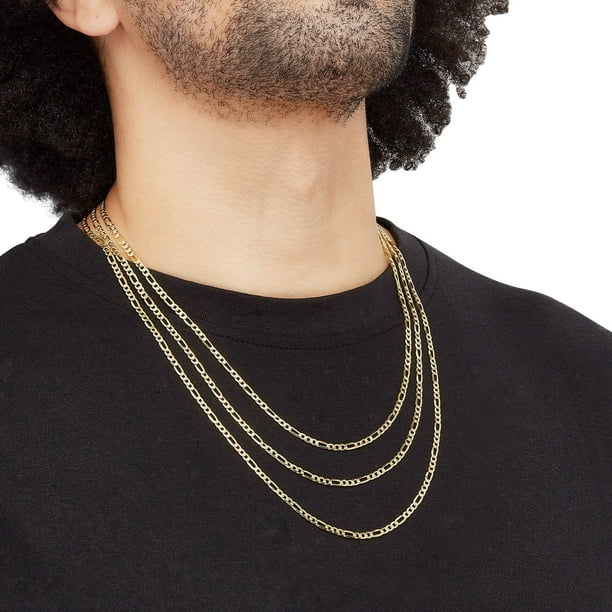 Figaro Chain Necklace in 14K Gold - Samsclub.com