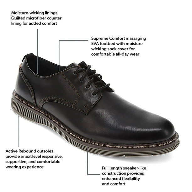 Dockers Men's Casual Dress Shoe - Black 12:- Medium, 12, Black