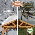 thumbnail image 4 of Backyard Discovery 12' x 10' Brookdale Gazebo with PowerPort, 4 of 11