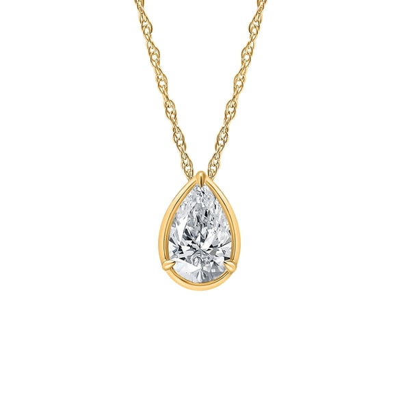 Lab Created Diamond Pendant in 14K Gold