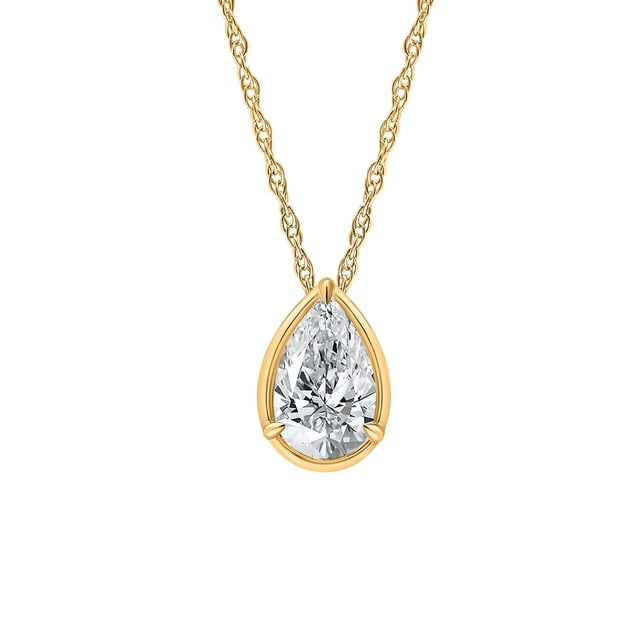 Lab Created Diamond Pendant in 14K Gold