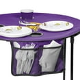 thumbnail image 5 of NFL 27.6" Round Tailgate Table with Shelf, 5 of 5