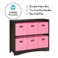 thumbnail image 6 of RiverRidge Horizontal Bookcase with 6 Bins, Assorted Shelf and Bin Colors, 6 of 6