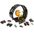 thumbnail image 3 of Hot Wheels Monster Truck Epic Loop Challenge Playset, 3 of 19