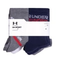 thumbnail image 6 of Under Armour Kids 6-Pack Sport Crew Sock, 6 of 7